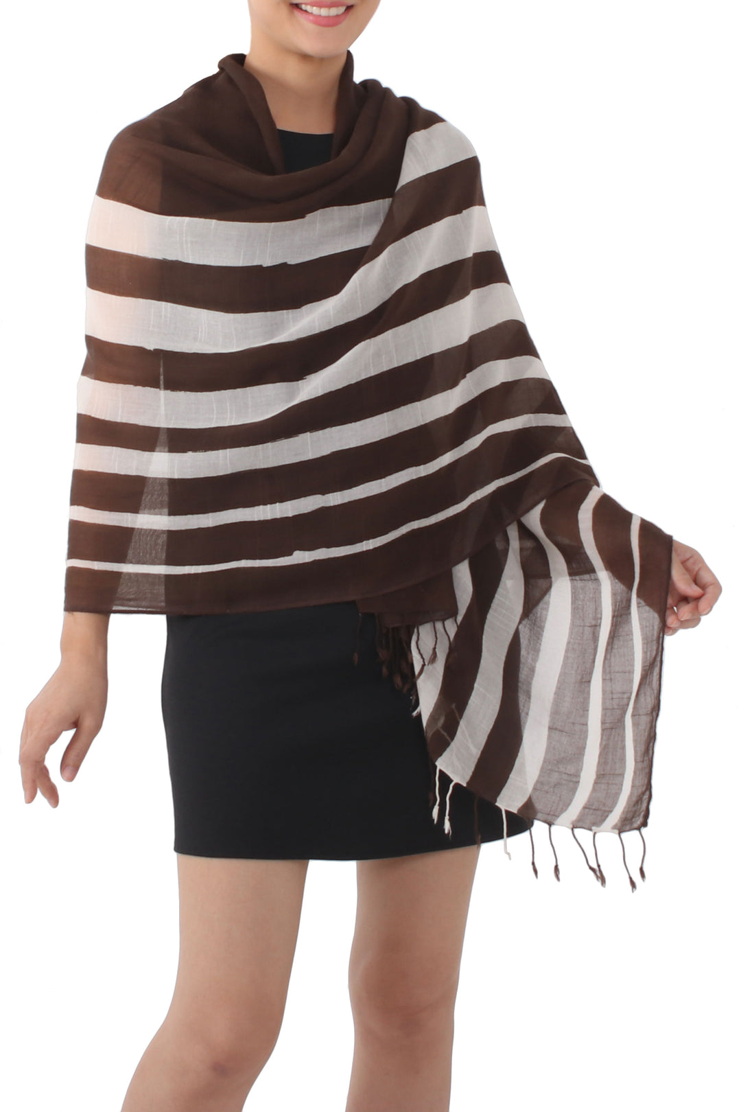 Cool Stripes in Espresso