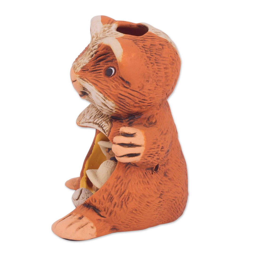 Guinea Pig Andean Christmas Nativity Scene in Ceramic - Guinea Pig Christmas