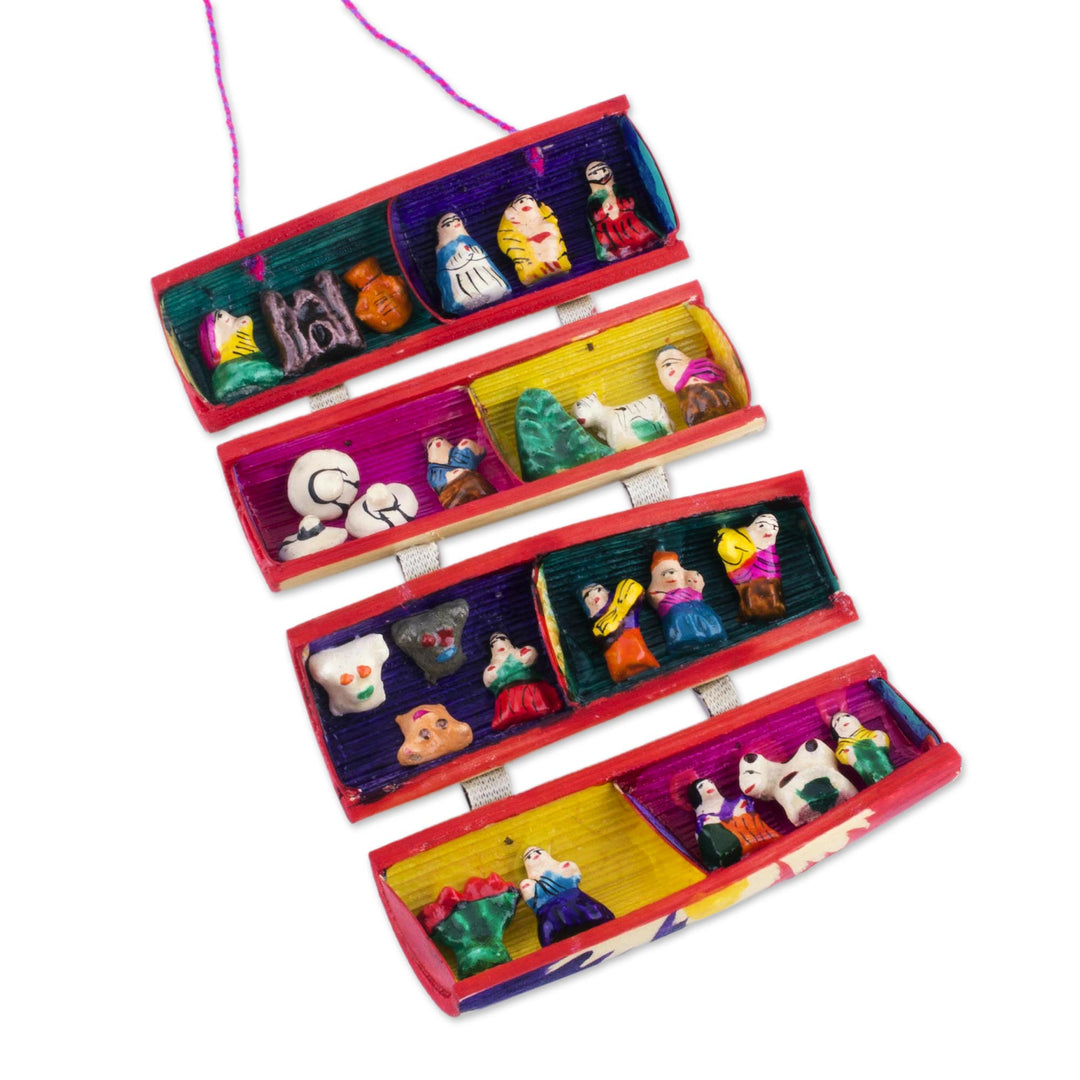 Handcrafted Mini Retablo Wall Hanging from Peru - Andes Lifestyle