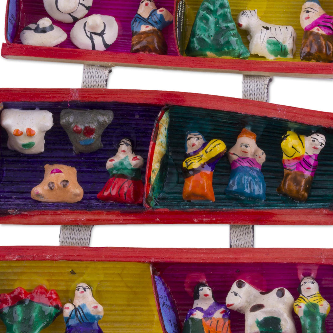 Handcrafted Mini Retablo Wall Hanging from Peru - Andes Lifestyle