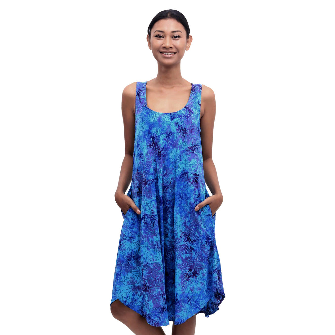 Leafy Blue Groove