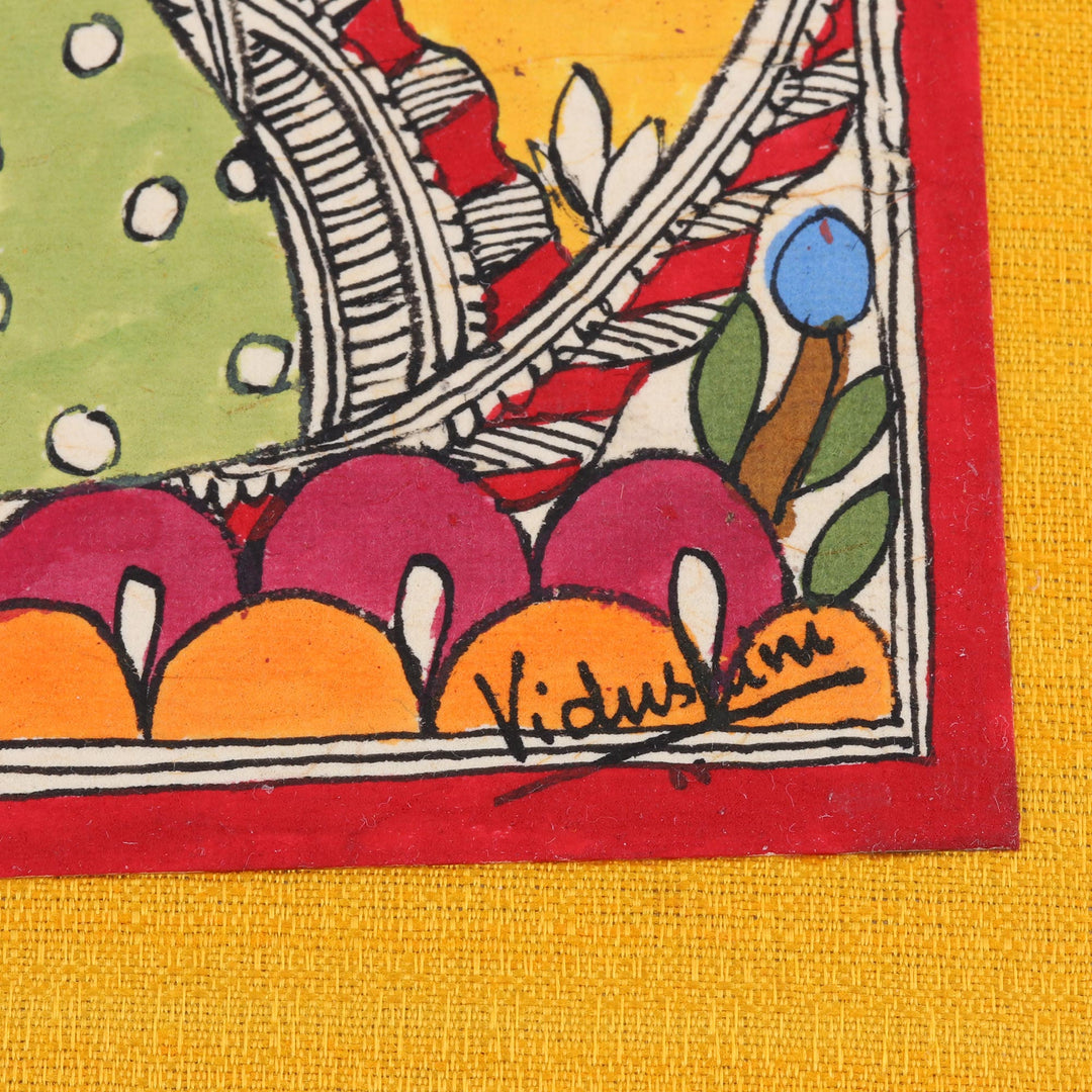 Handmade Paper Spiral Bound Peacock Journal from India - Swaying Peacock