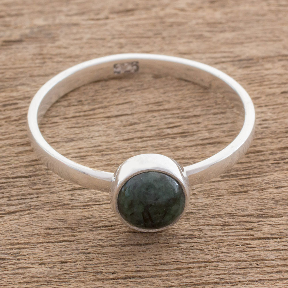 Beautiful Circle in Dark Green