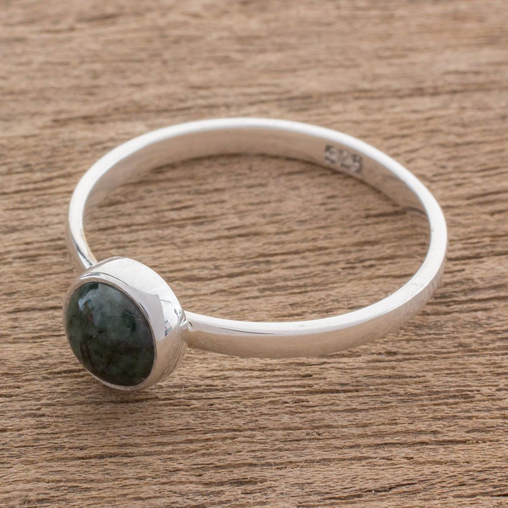 Beautiful Circle in Dark Green