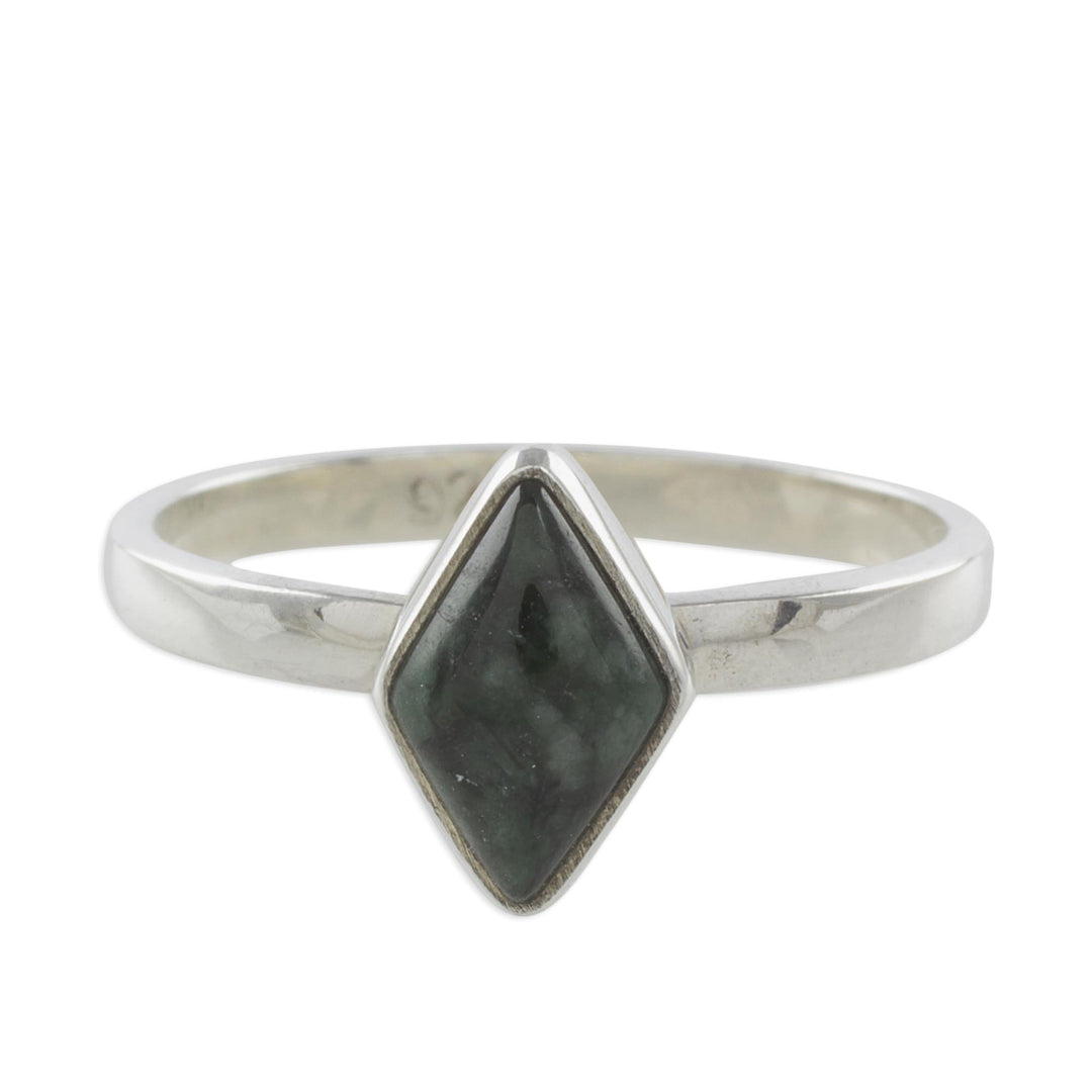 Love Rhombus in Dark Green