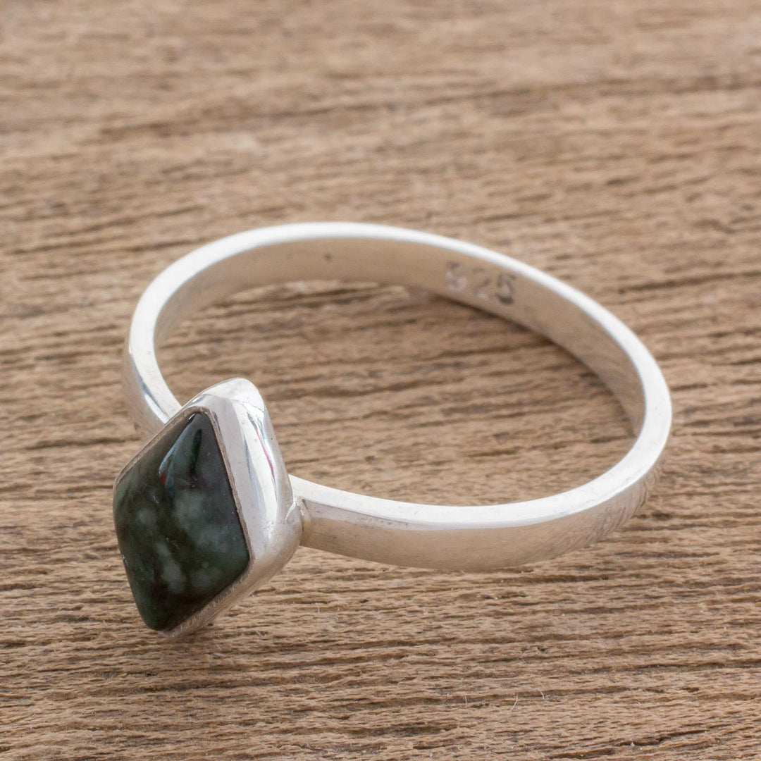 Love Rhombus in Dark Green