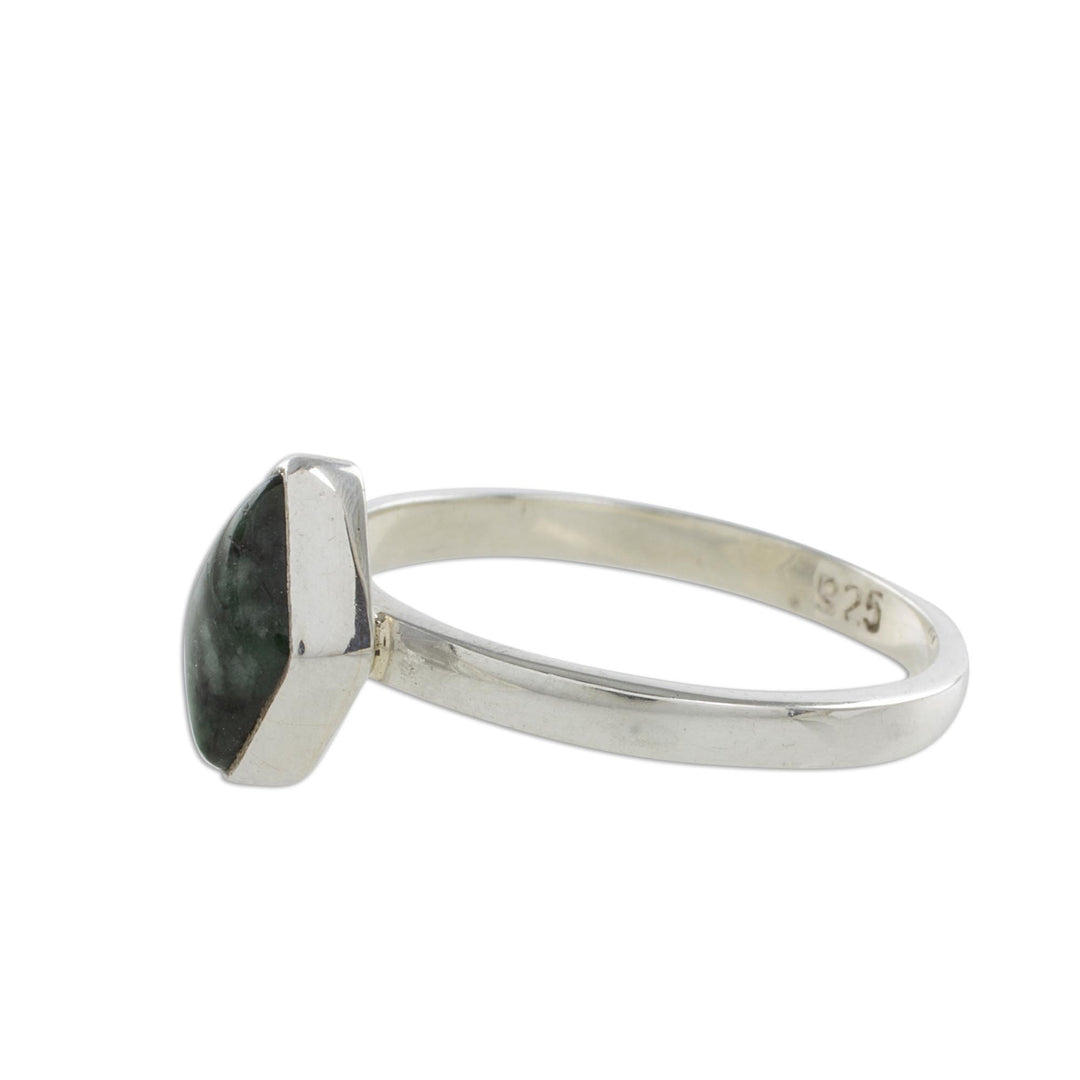 Love Rhombus in Dark Green