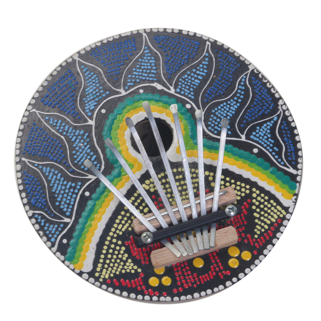 Handmade Coconut Shell and Wood Kalimba Thumb Piano - Early to Rise