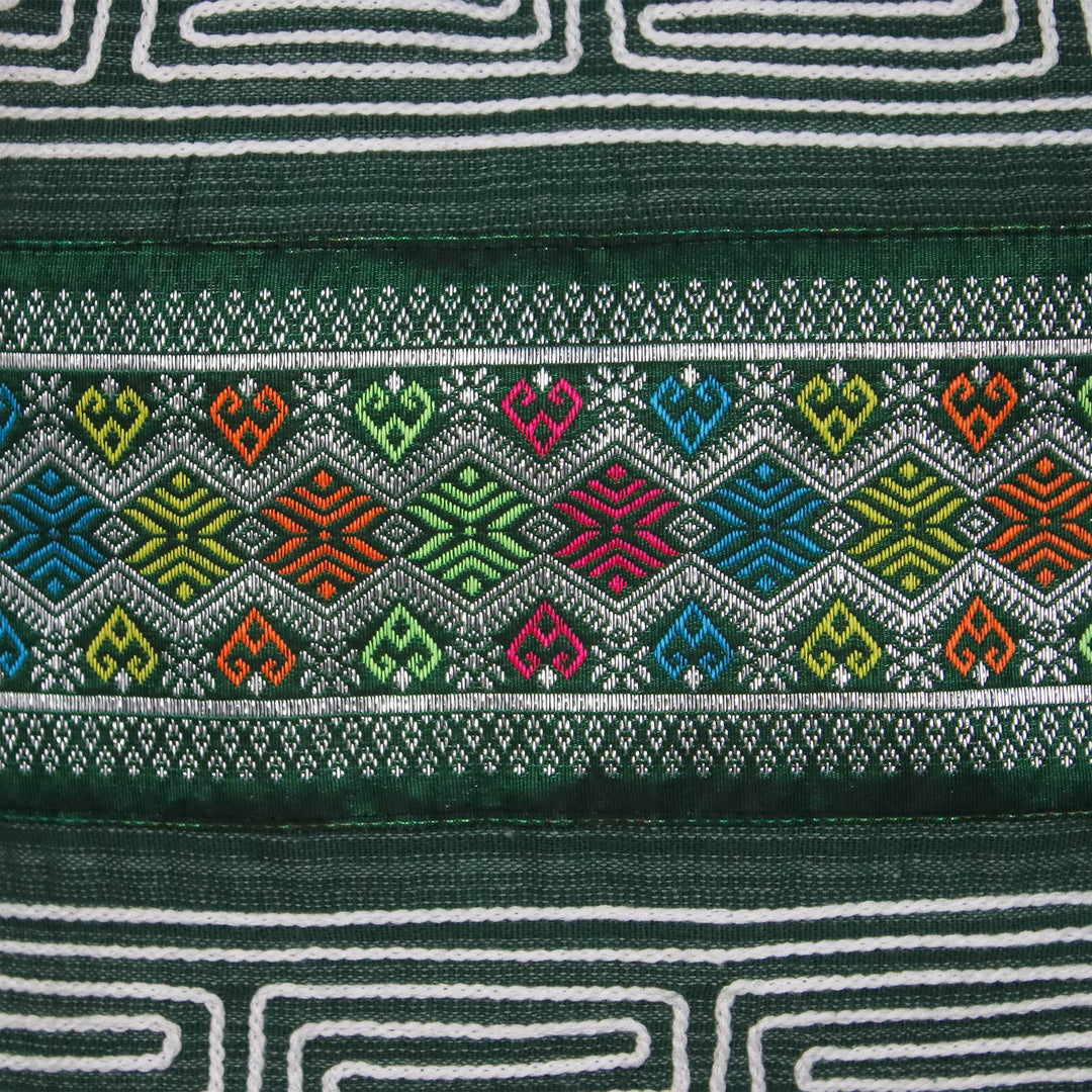 Colorful Cotton Blend Shoulder Bag from Thailand - Thai Mood