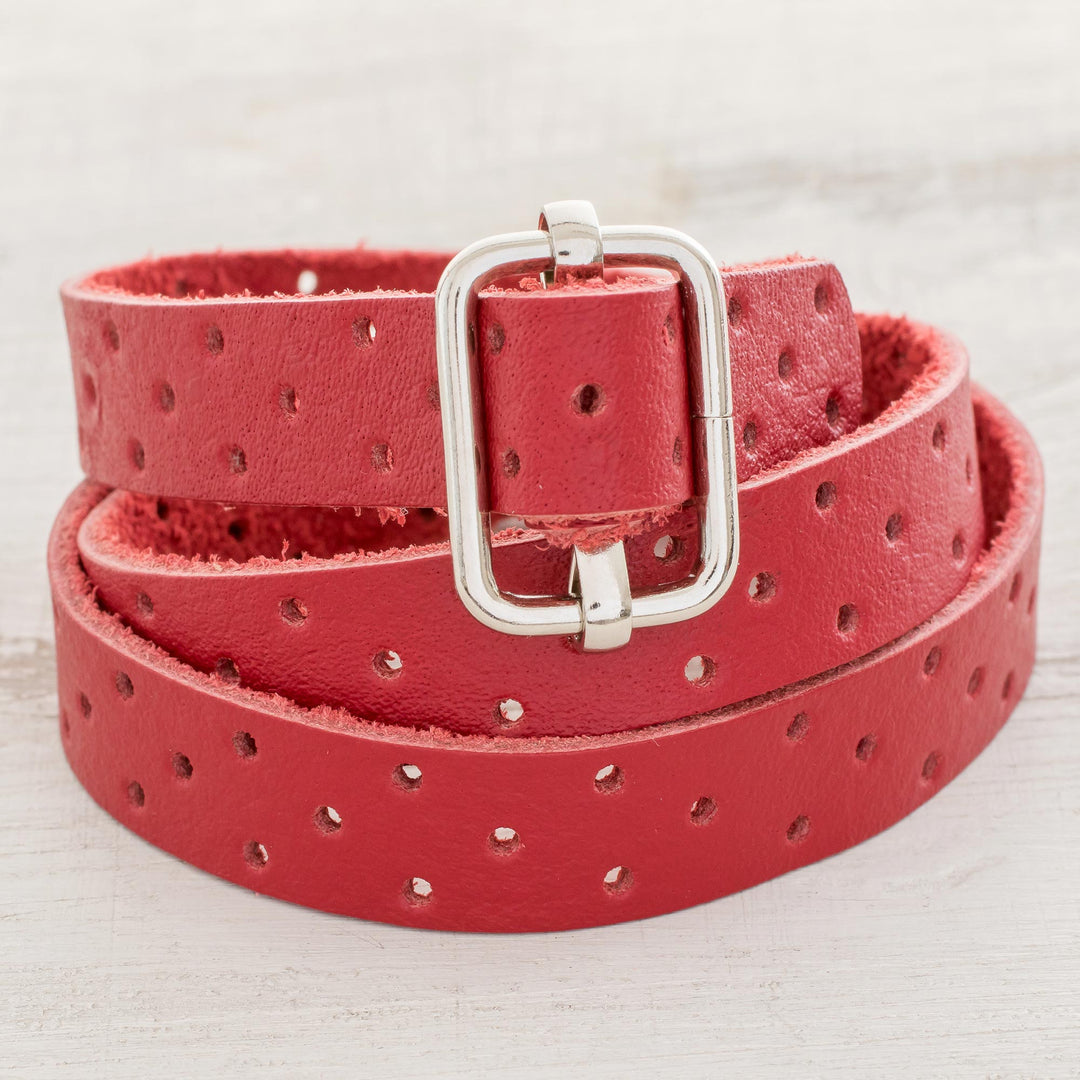 Bold Illusion in Crimson