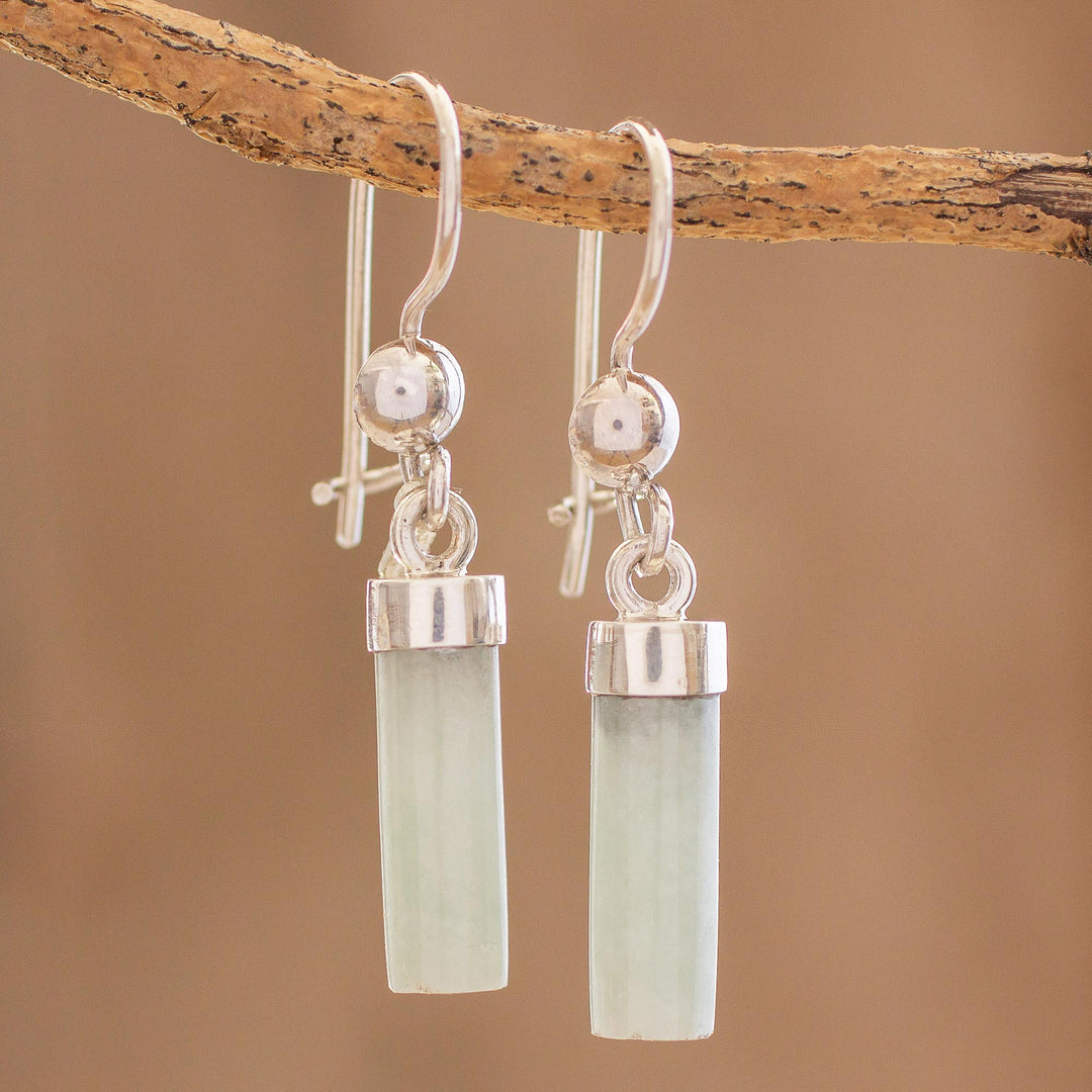 Apple Green Mayan Pillars