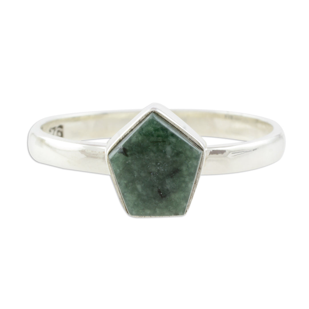 Striking in Dark Green