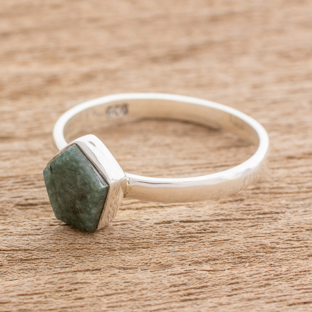 Striking in Dark Green