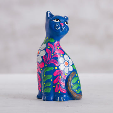 Sweet Cat in Blue