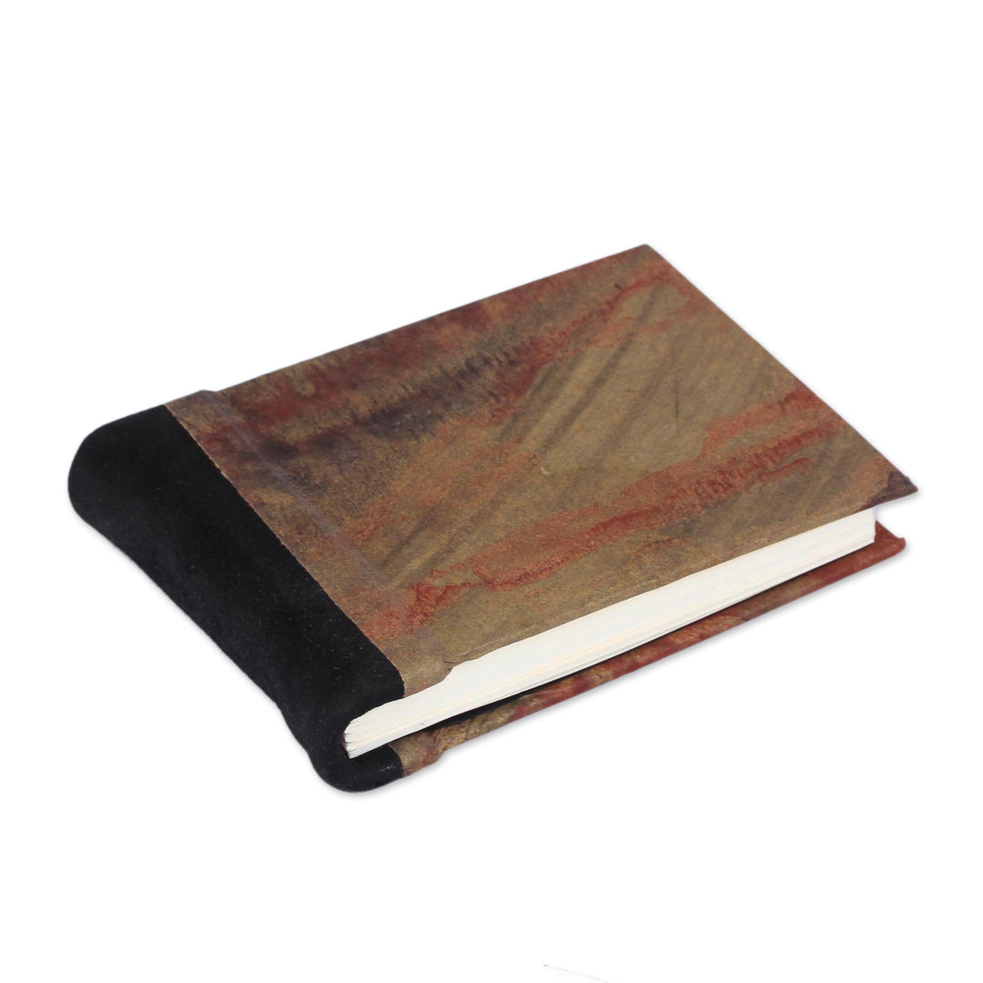 Recycled Paper Journal with Autumn Colors from Mexico - Autumn Delicacy