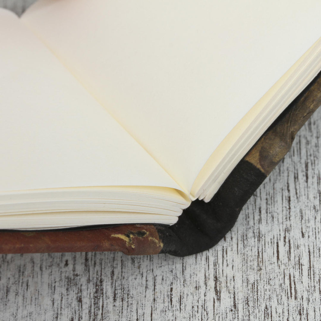 Recycled Paper Journal with Autumn Colors from Mexico - Autumn Delicacy