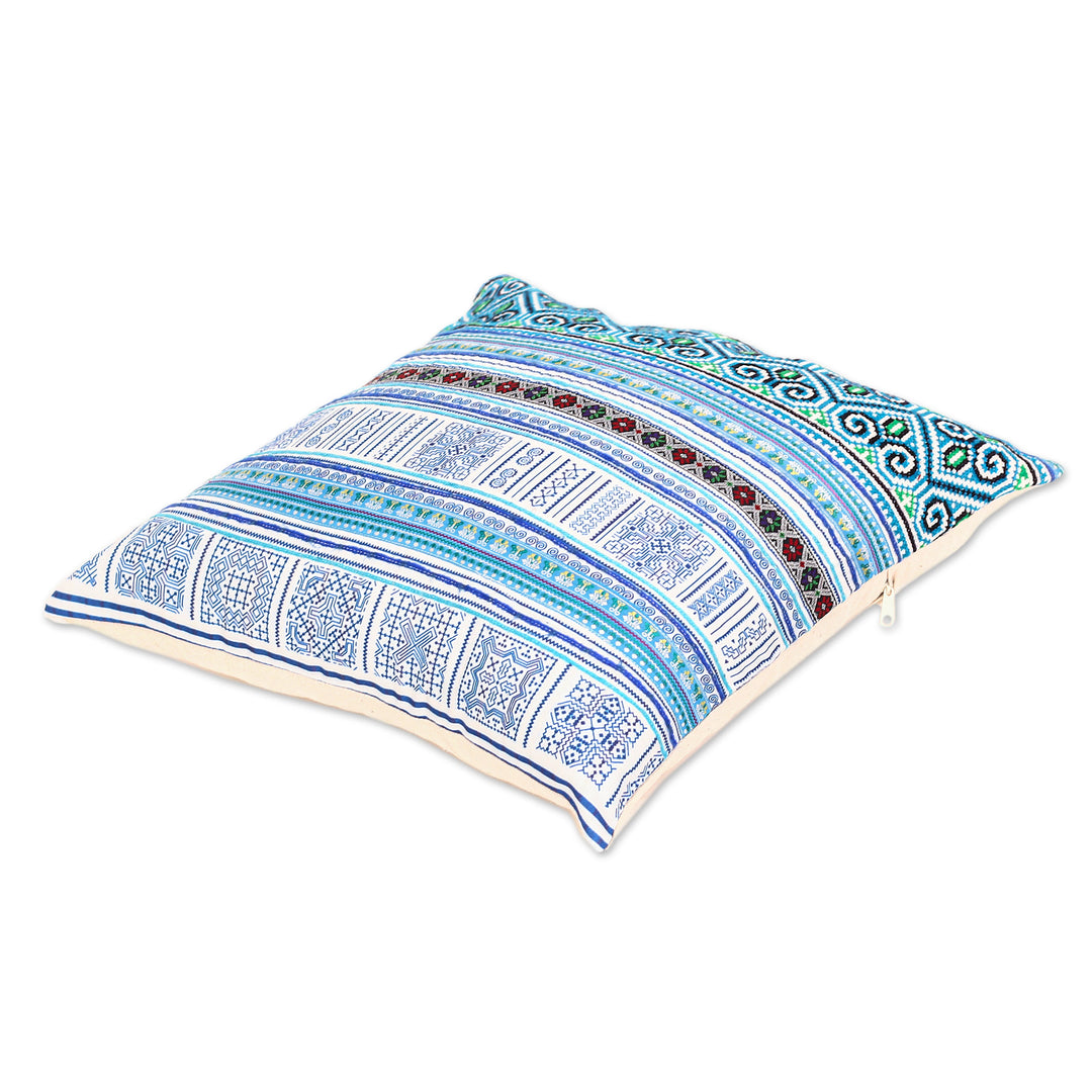 Hmong Cotton Blend Cushion Covers from Thailand - Hmong Nature