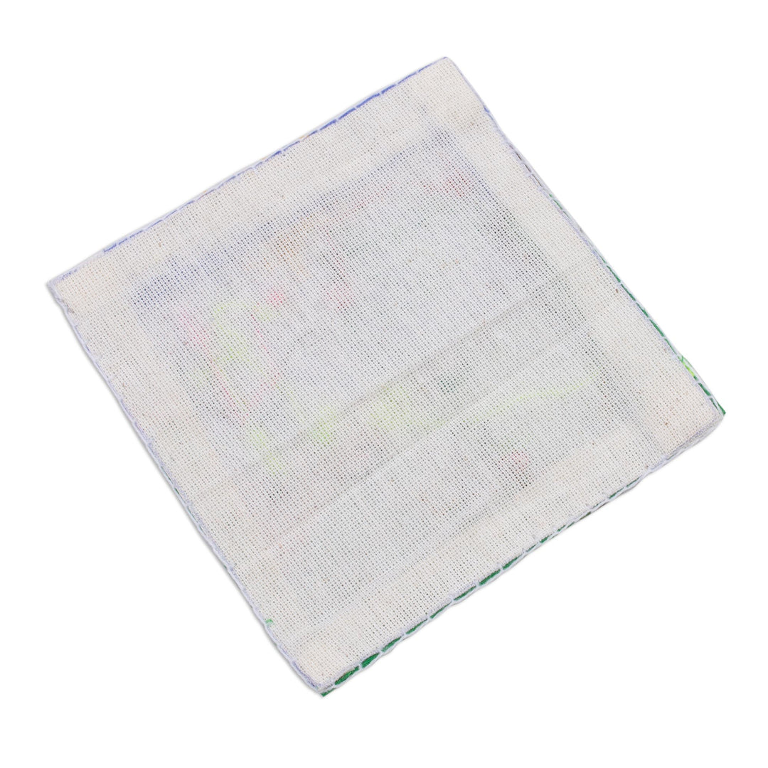 Animal-Themed Cotton Blend Arpillera Coasters (Set of 4) - Andean Life