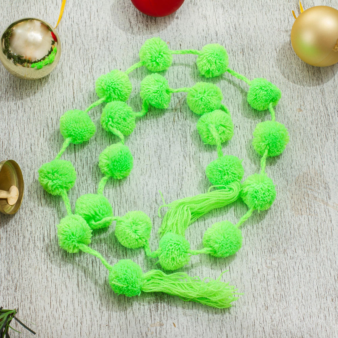 Festive Joy in Apple Green