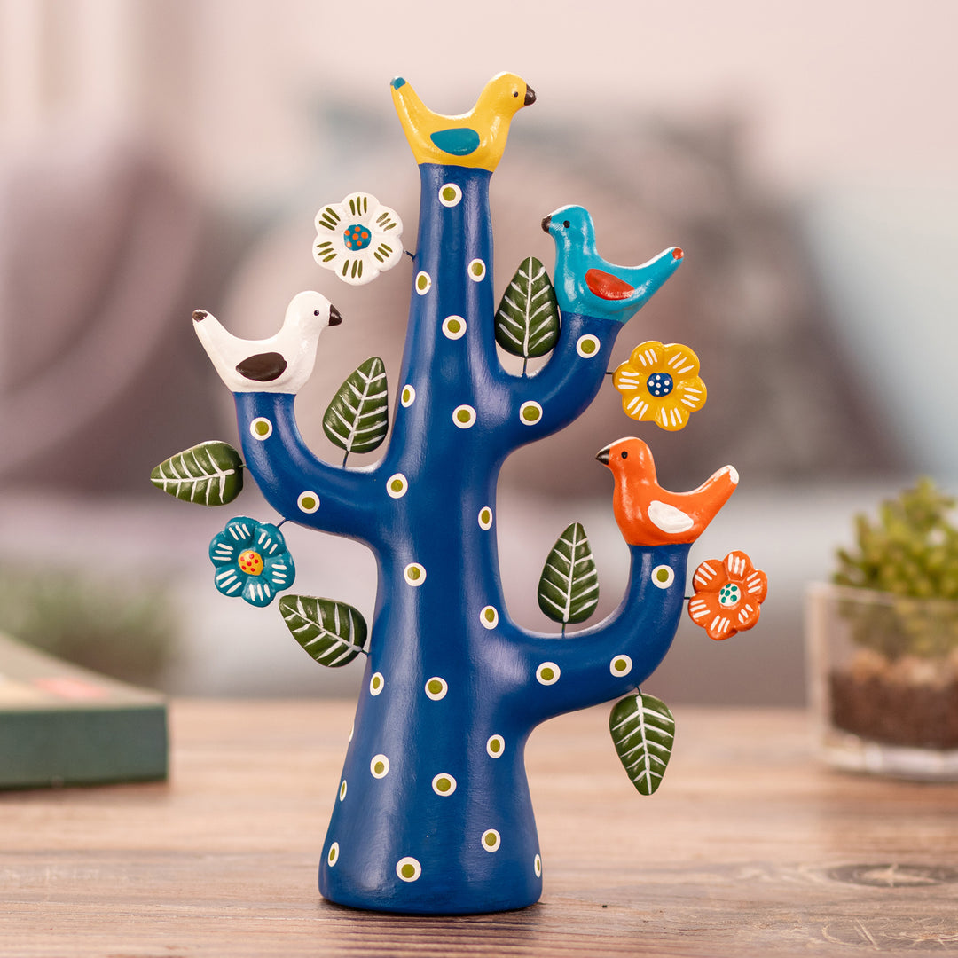 Blue Tree of Doves