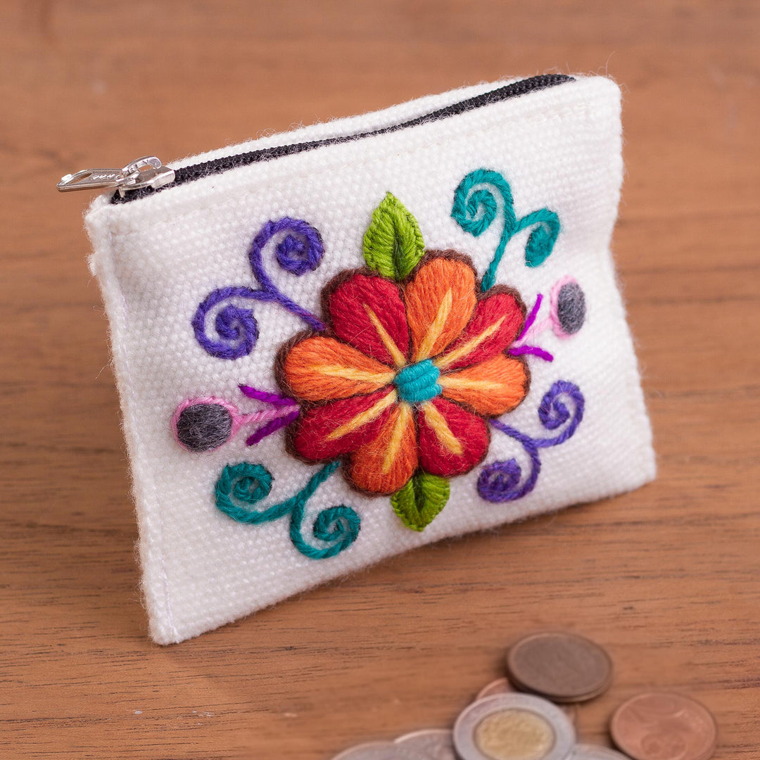 Floral Keeper in White