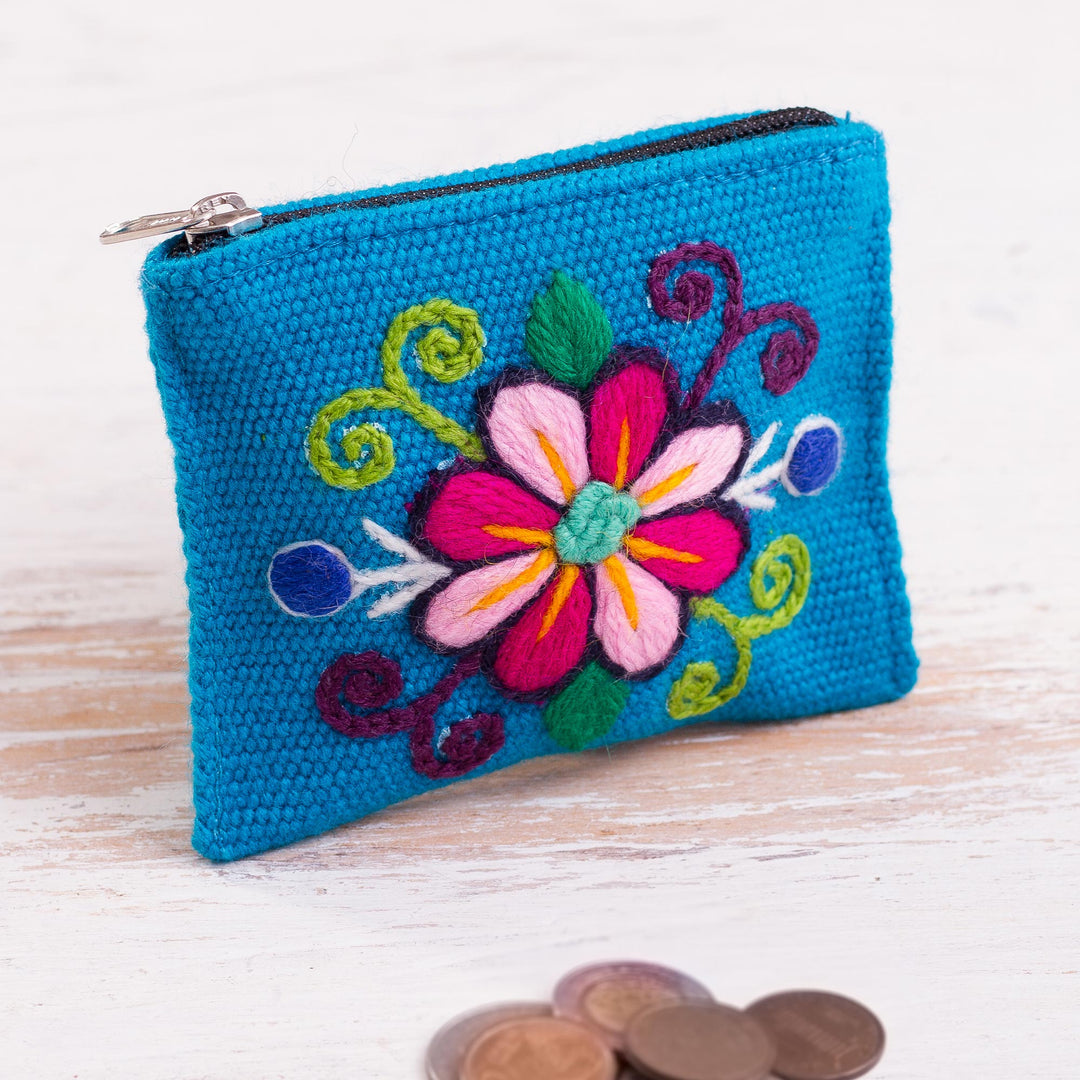 Floral Keeper in Turquoise