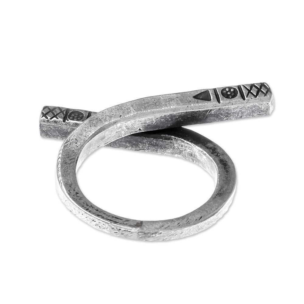 Karen Silver Wrap Ring Handcrafted in Thailand - Chic Karen