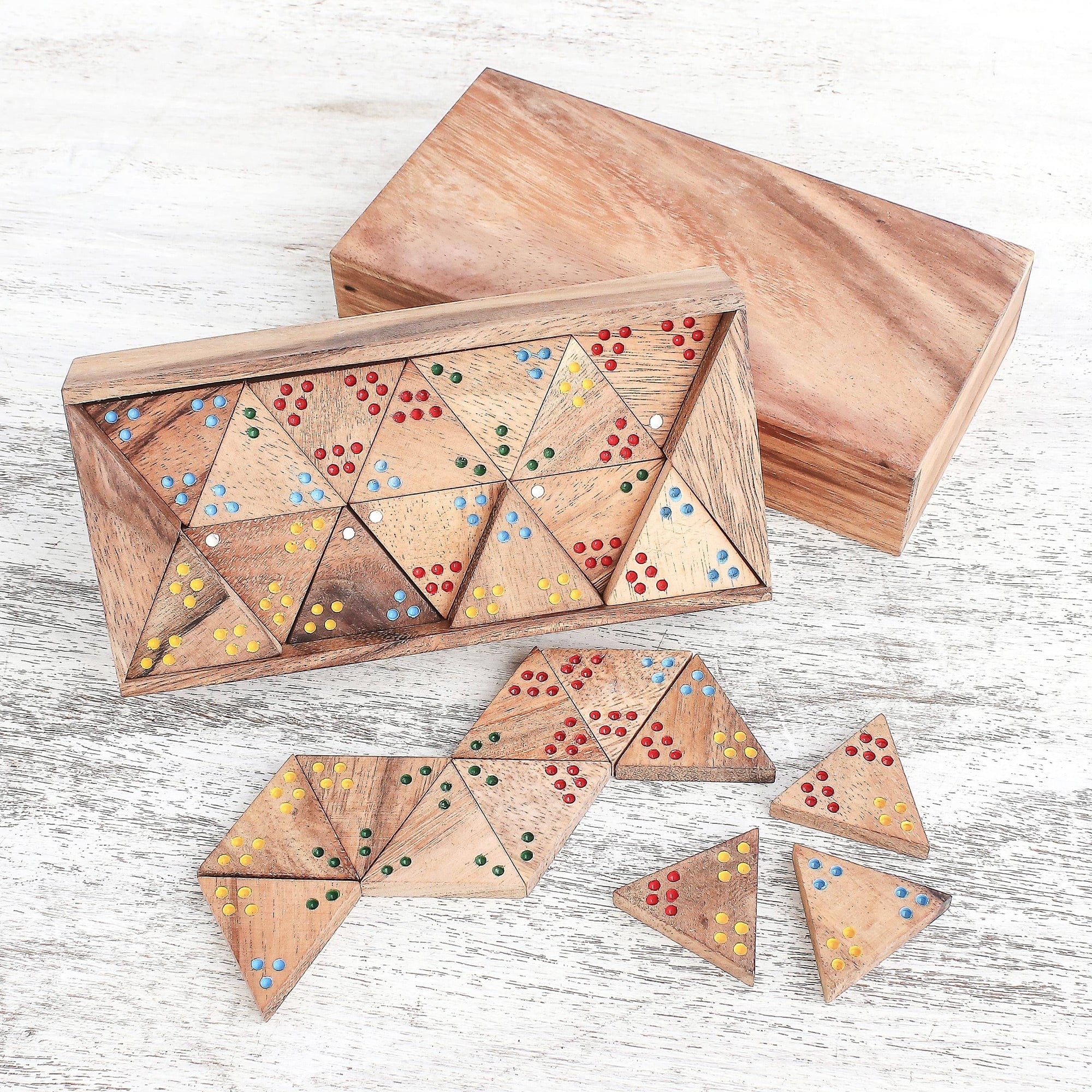 Billlie ツキ Show-con 会場限定トレカ DOMINO Wood 3-Sided Domino Set Crafted in Thailand - Triple Threat – GlobeIn