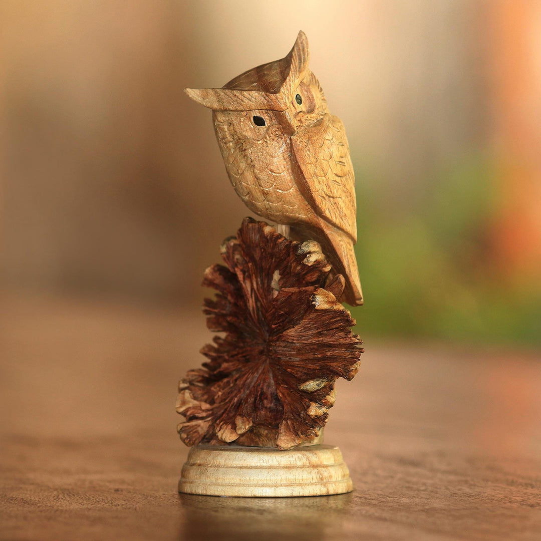 Perched Owl