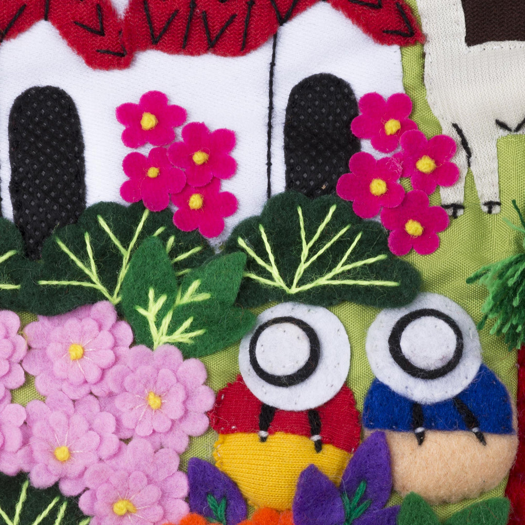 Cotton Blend Patchwork Decorative Oven Mitts (Pair) - Peruvian Country Home