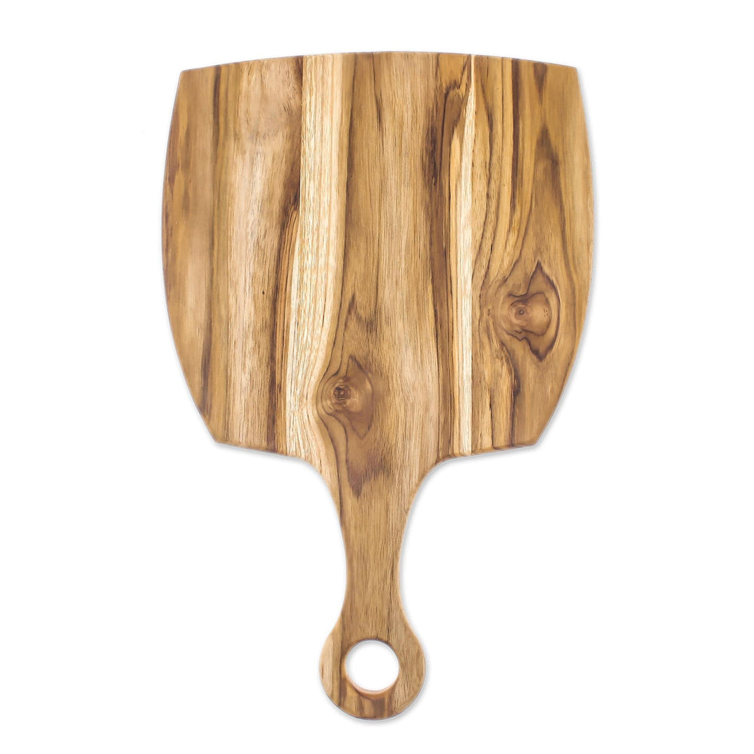 Handcrafted Teak Wood Cutting Board from Thailand - Cook with Love