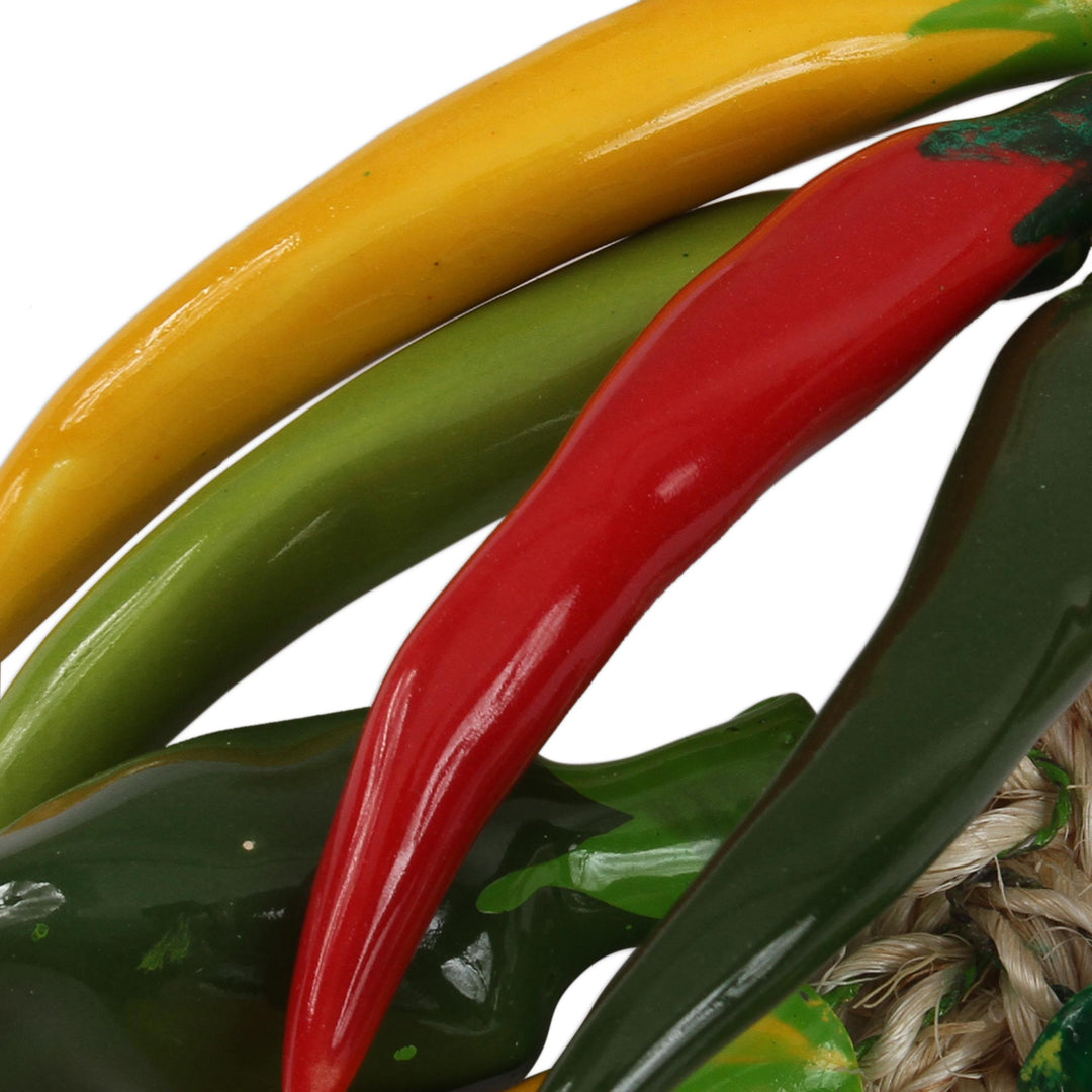 Handcrafted Ceramic Decorative Ristra from Mexico - Cooking Delight