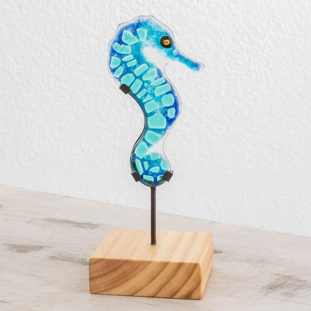 Blue Seahorse