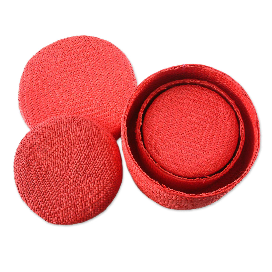 Jute jewelry boxes - Tropical Fun