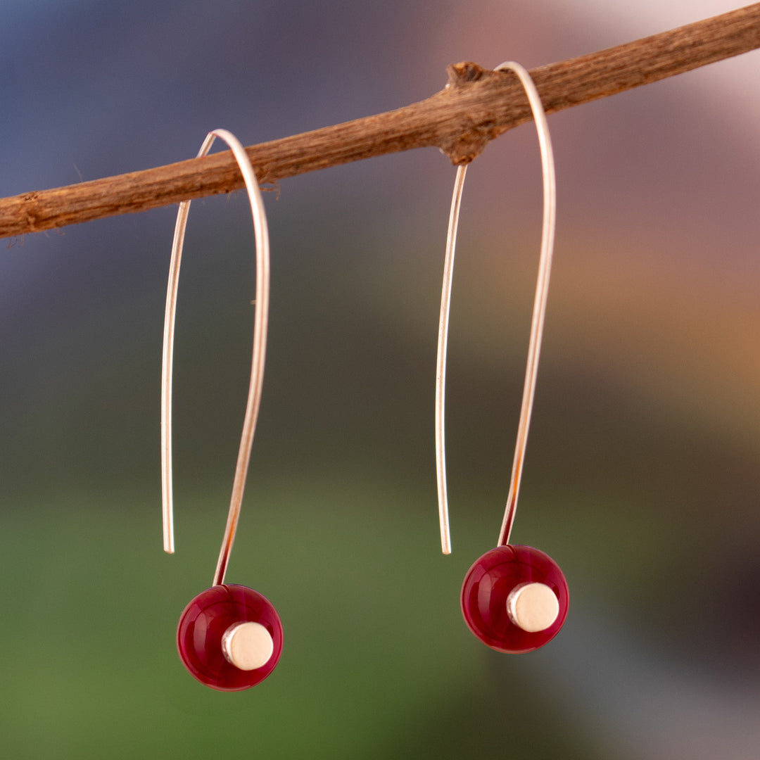 Spheres of Splendor in Maroon