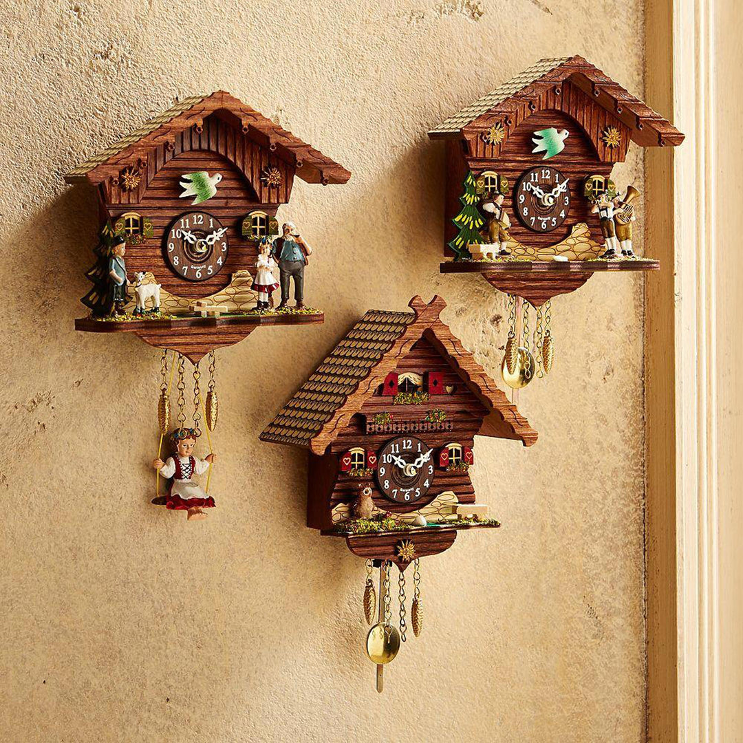 Owl Mini Cuckoo Clock - Owl's Cottage