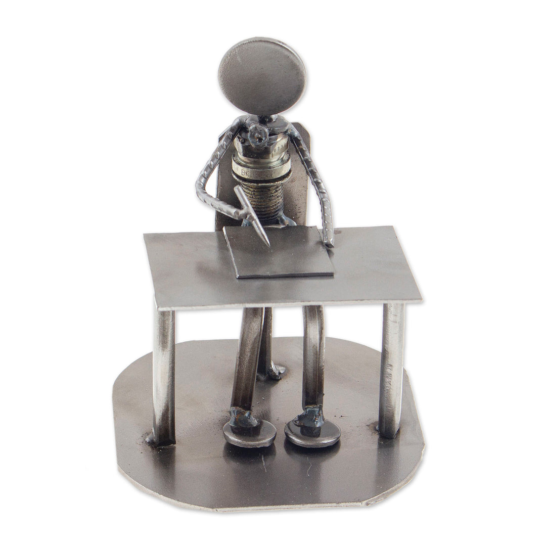 Recycled Metal Auto Part Artist Sculpture from Mexico - Artist