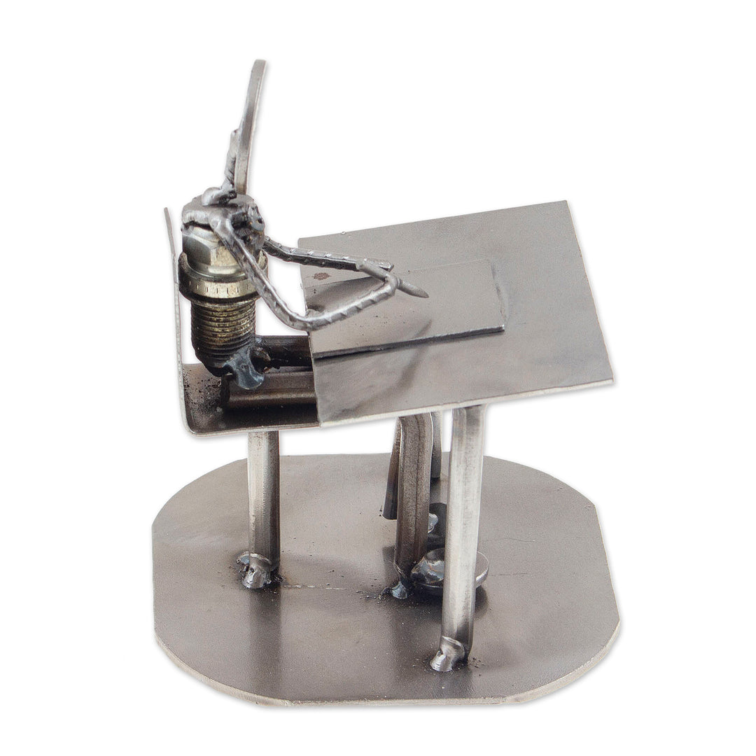 Recycled Metal Auto Part Artist Sculpture from Mexico - Artist