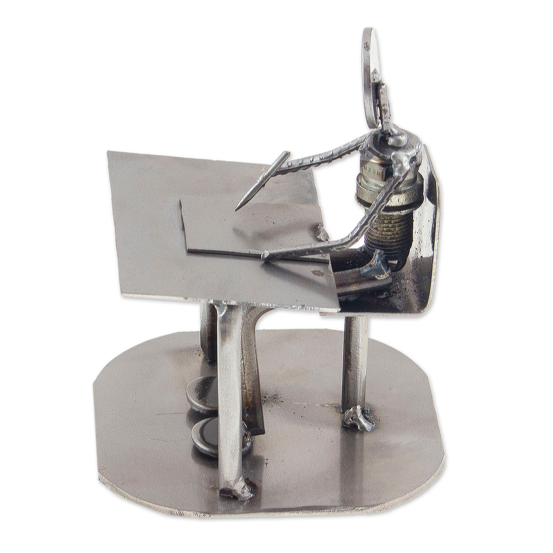 Recycled Metal Auto Part Artist Sculpture from Mexico - Artist