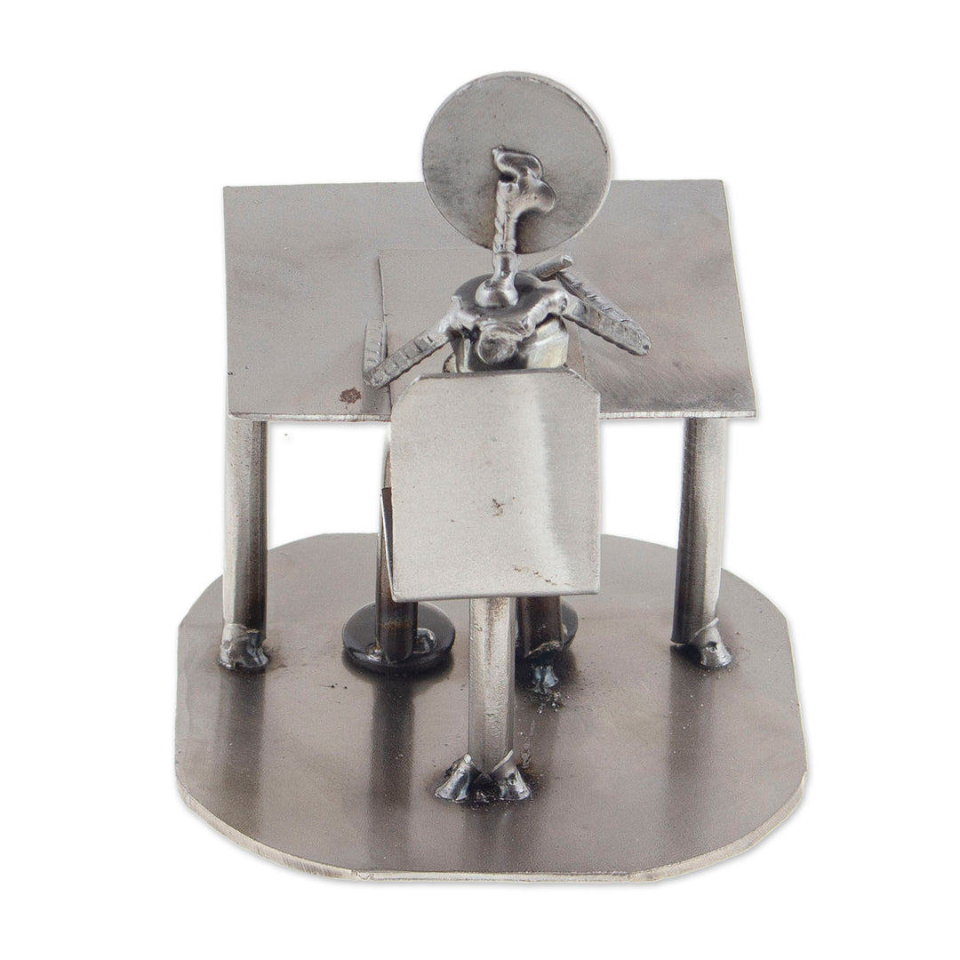 Recycled Metal Auto Part Artist Sculpture from Mexico - Artist