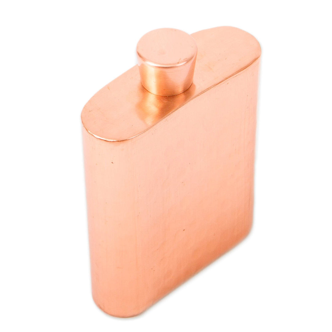 Shining Copper Flask Handcrafted in Mexico - Stylish Drink