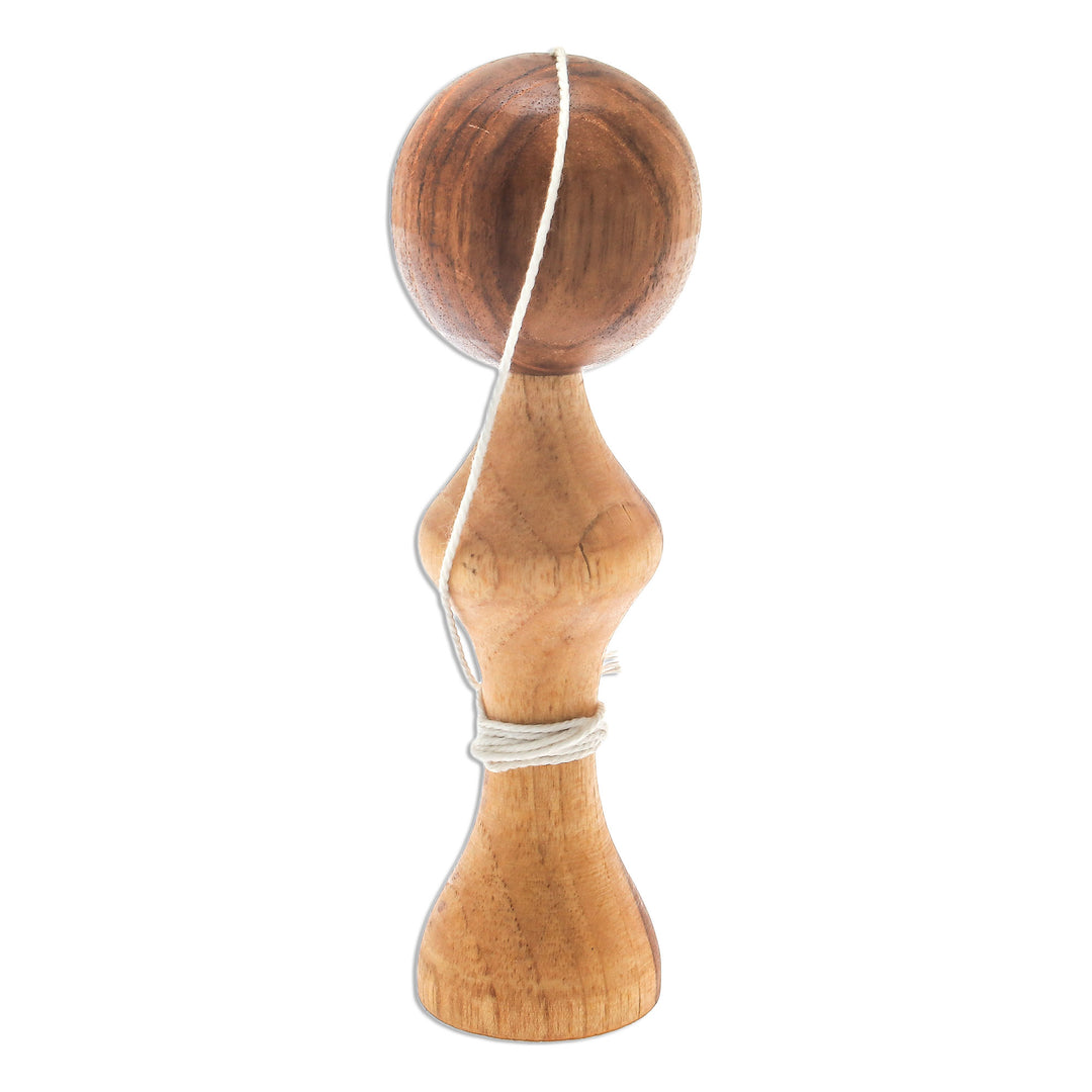 Raintree Wood Kendama Ball Game from Thailand - Kendama Joy