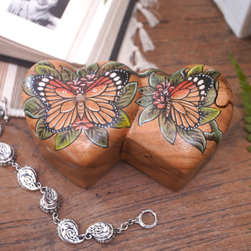 Twin Butterfly Hearts