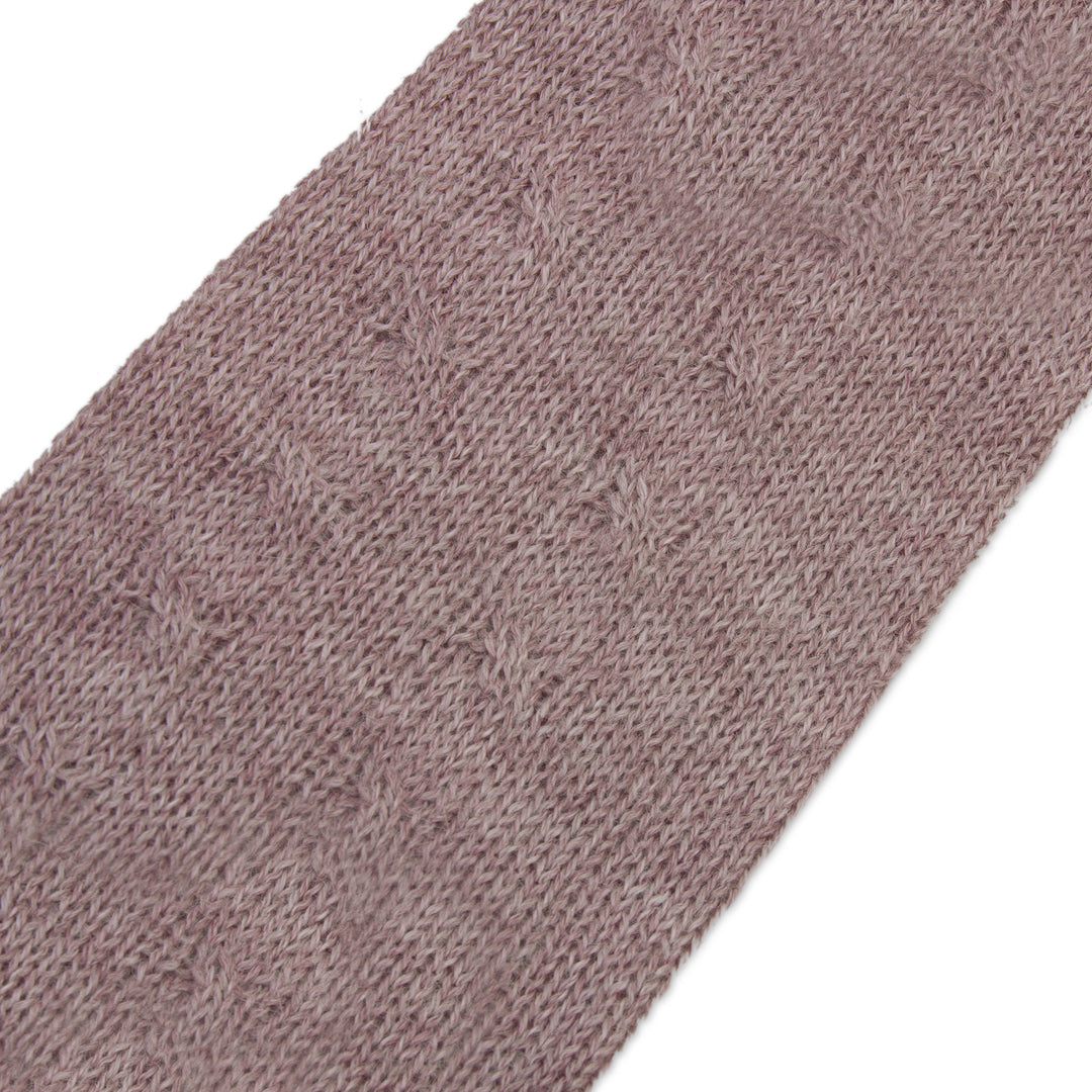 Dusty Rose 100% Baby Alpaca Cable Knit Fingerless Mitts - Luscious Twist in Dusty Rose