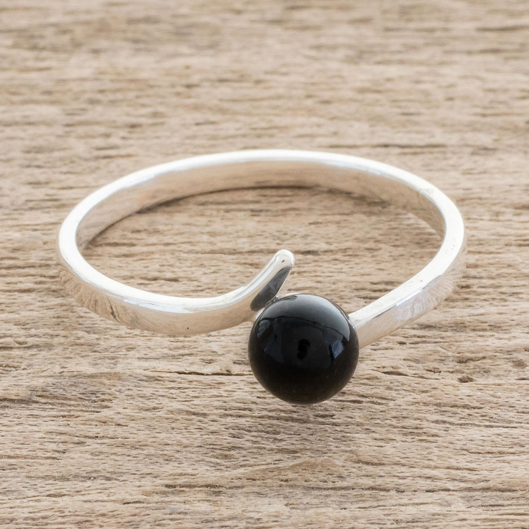 Abstract Orb in Black