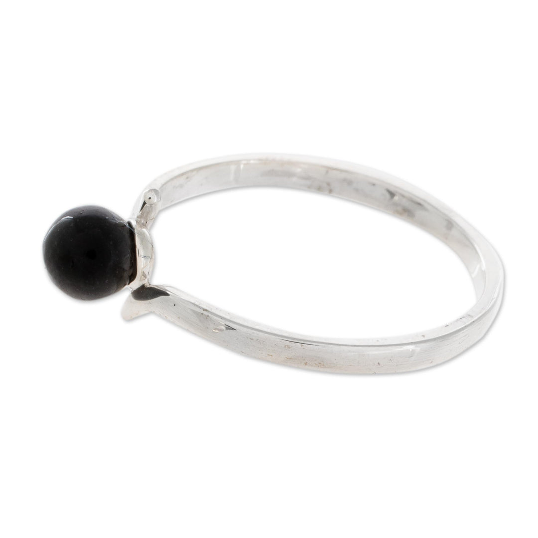 Abstract Orb in Black