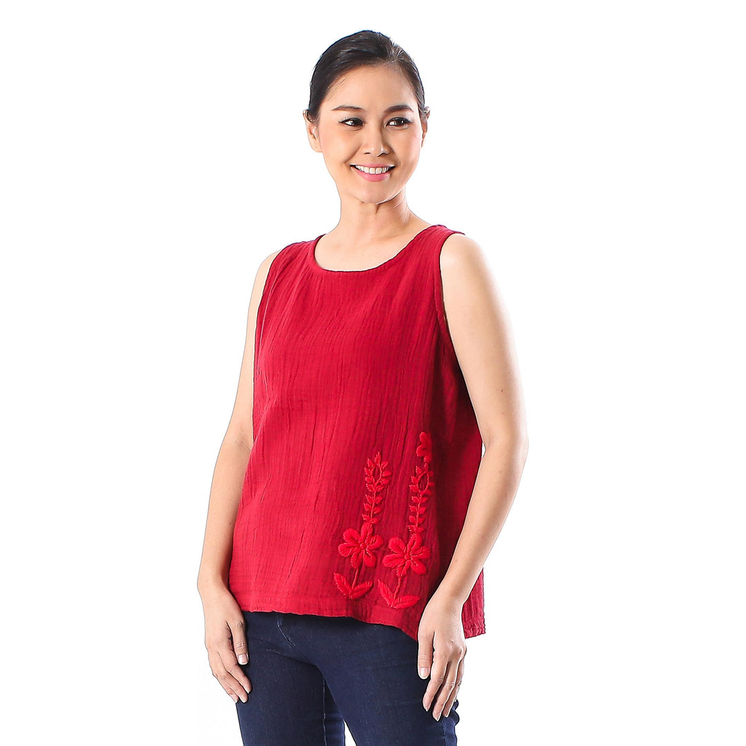 Flirty Bloom in Crimson