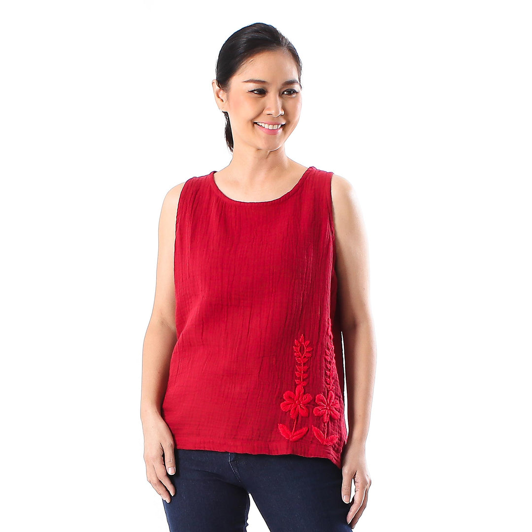Flirty Bloom in Crimson