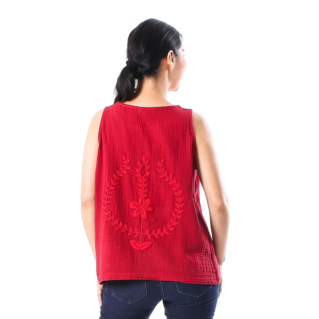 Flirty Bloom in Crimson