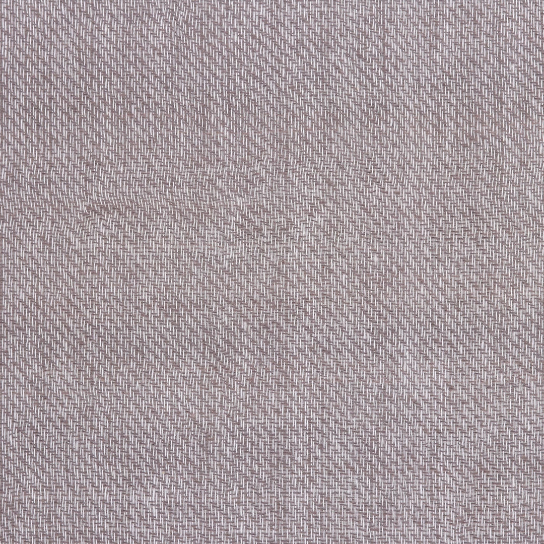 Artisan Crafted Cotton Shawl in Stone from India - Graceful Glam in Stone